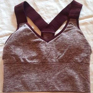 PINK Brand Sports Bra Purple/Plum Color Size XS